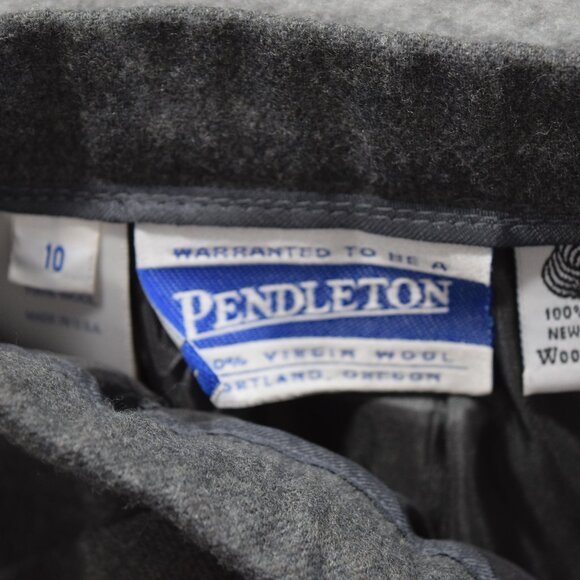 Vintage Pendleton 100% Wool Jacket & Skirt Set Jacket 8 Skirt 10 - Picture 9 of 13
